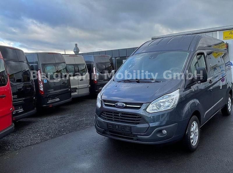 Gebraucht Ford Transit Custom 125 PS (91 kW) 2014 Midnight skygrau metallic Van / Kleinbus