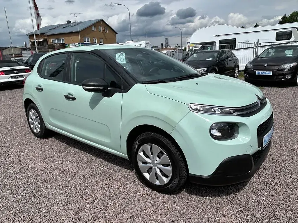 Used Citroën C3 Live 68 HP (50 kW) 2019 Green Hatchback