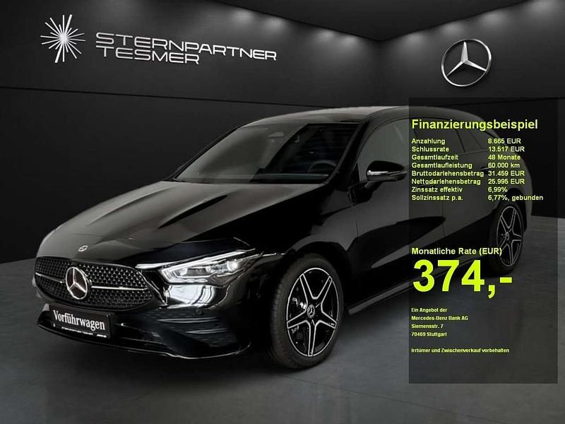 Schwarz Gebraucht 2024 Mercedes CLA250e Shooting Brake AMG Kombi | 34.660 € (Guter Preis) - Bild 1/3