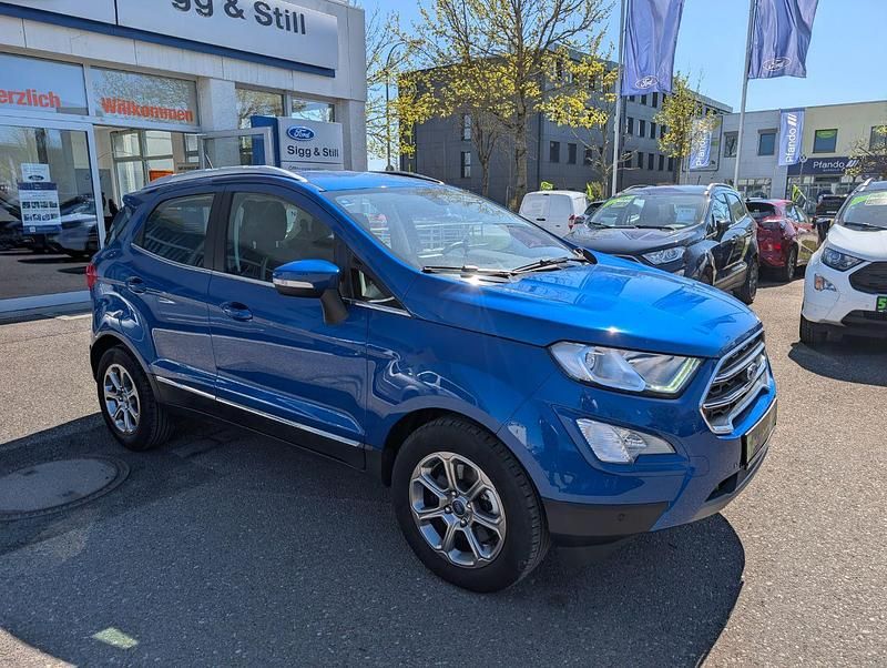 Gebraucht Ford Ecosport Titanium 125 PS (91 kW) 2019 Saphirblau metallic SUV