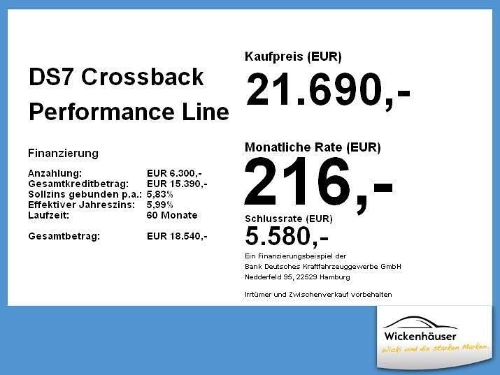 Gebraucht DS Automobiles DS7 Crossback Performance 224 PS (164 kW) 2021 Weiss perlglänzend (metallic) SUV
