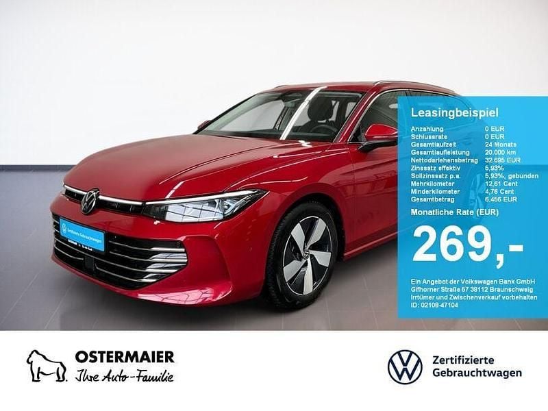 Gebraucht VW Passat Elegance 150 PS (110 kW) 2025 Chilirot metallic Kombi