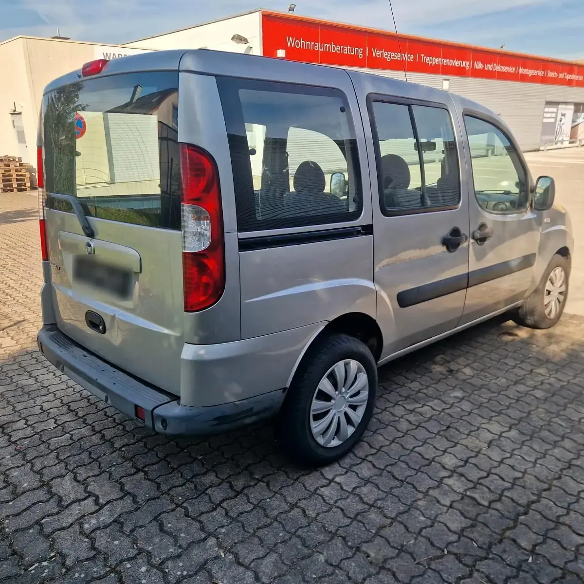 Gebraucht Fiat Doblò 77 PS (56 kW) 2005 Silber Van / Kleinbus