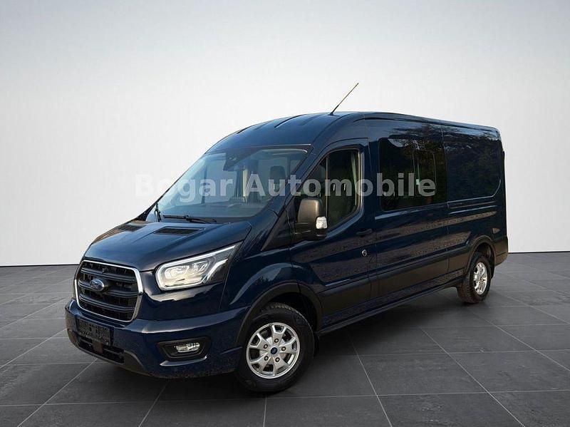 Blau Gebraucht 2021 Ford Transit Limited Van / Kleinbus | 37.961 € (Teuer) - Bild 1/4