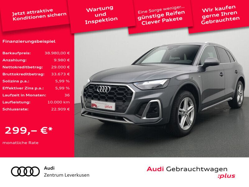 Daytonagrau perleffekt Gebraucht 2021 Audi Q5 Ambiente SUV | 38.980 € (Etwas zu teuer) - Bild 1/4