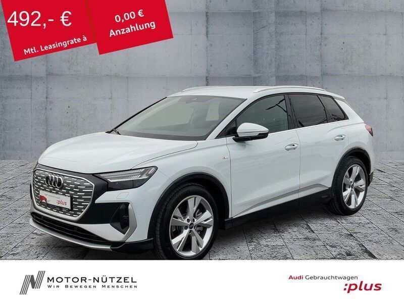 Weiß Gebraucht 2022 Audi Q4 e-tron Sport SUV | 38.650 € (Guter Preis) - Bild 1/4