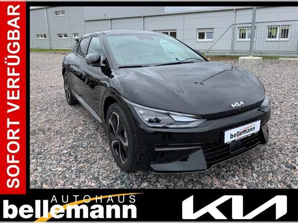 Schwarz (aurora black pearl) Gebraucht 2024 Kia EV6 GT-Line SUV | 56.980 € (Teuer) - Bild 1/4