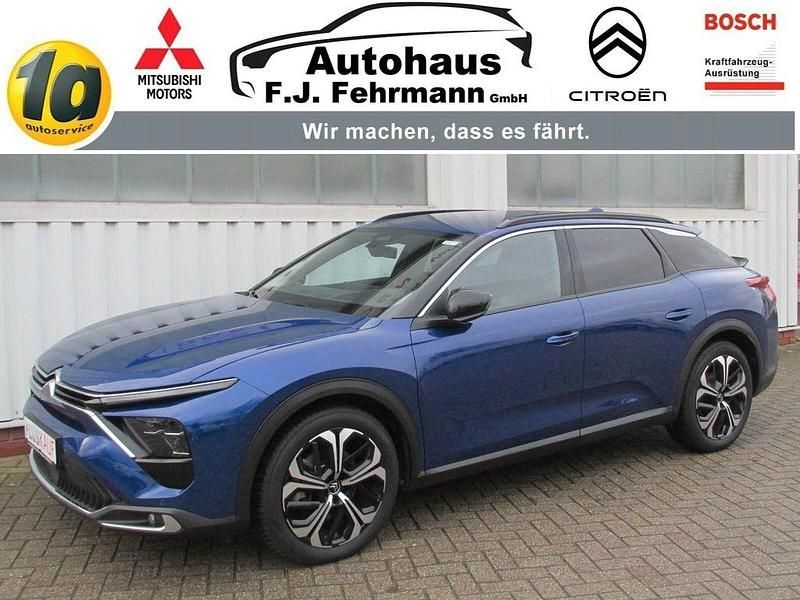Blau (metallic) Gebraucht 2023 Citroën C5 X Shine Kombi | 23.890 € (Fairer Preis) - Bild 1/4