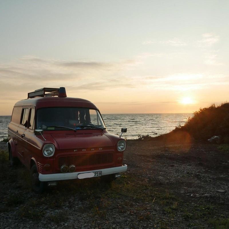 Gebraucht Ford Transit 65 PS (47 kW) 1971 Rot Van / Kleinbus