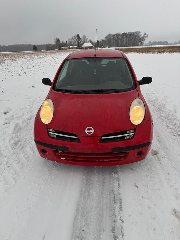 Rot Gebraucht 2006 Nissan Micra Kleinwagen | 500 € (Superpreis) - Bild 1/4