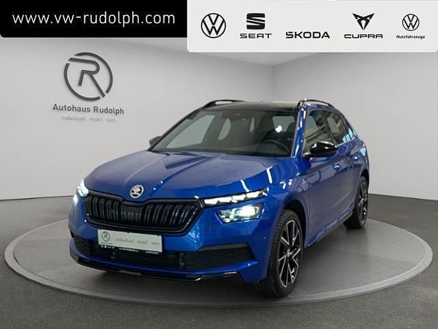 Raceblau metallic (metallic) Gebraucht 2021 Skoda Kamiq Monte Carlo SUV | 25.649 € (Fairer Preis) - Bild 1/4