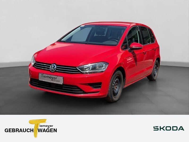 Rot Gebraucht 2017 VW Golf Sportsvan Comfortline Van / Kleinbus | 11.390 € (Fairer Preis) - Bild 1/4