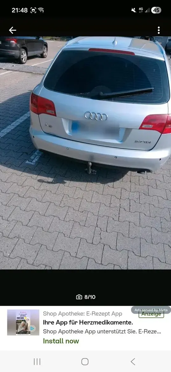 Second-hand Audi A6 170 CP (125 kW) 2005 Argintiu Break