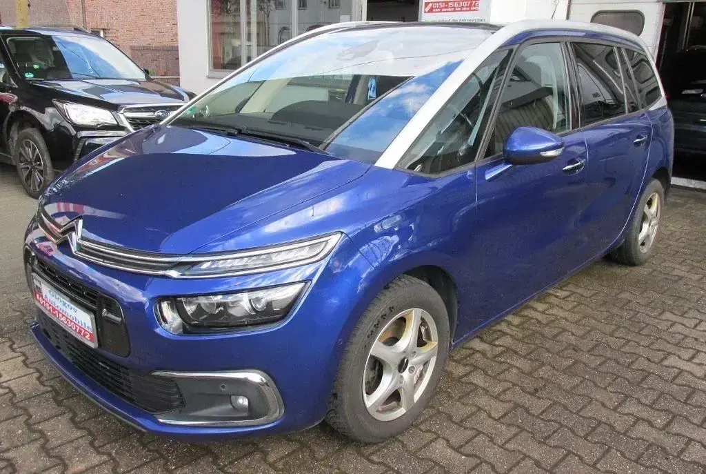 Gebraucht Citroën C4 SpaceTourer SELECTION 150 PS (110 kW) 2016 Lazuli blue metallic Van / Kleinbus