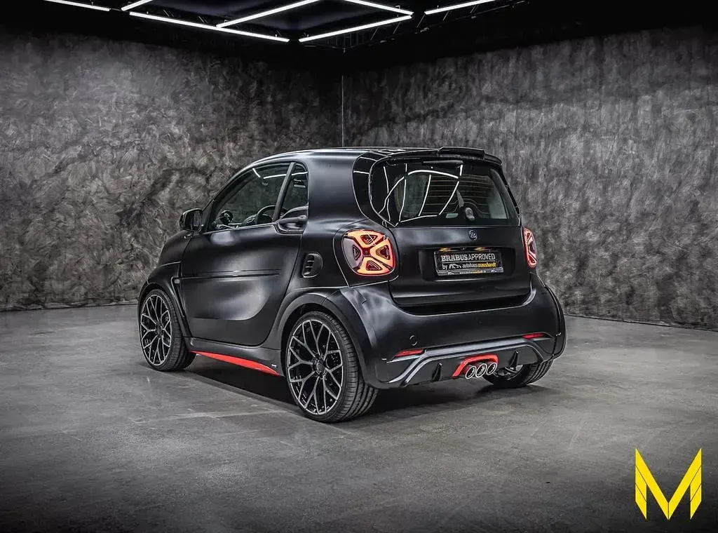 Gebraucht Smart ForTwo Coupé Brabus 121 PS (88 kW) 2019 Brabus black velvet matt Coupé