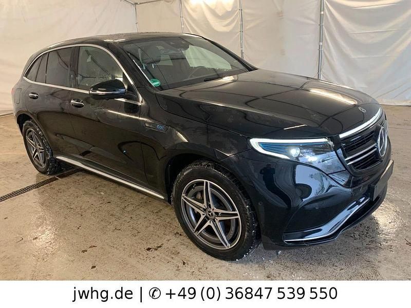 Gebraucht Mercedes EQC400 AMG line 300 kW (408 PS) 2021 Schwarz SUV