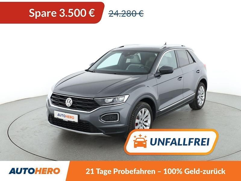 Grau Gebraucht 2020 VW T-Roc Sport SUV | 20.780 € (Fairer Preis) - Bild 1/3
