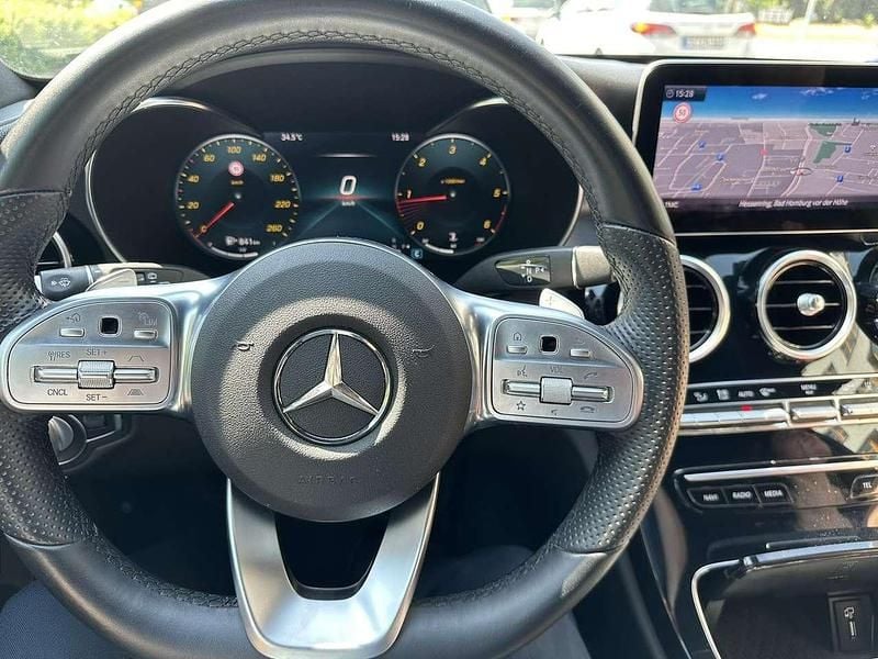 Gebraucht Mercedes C200 AMG line 160 PS (117 kW) 2020 Blau Kombi