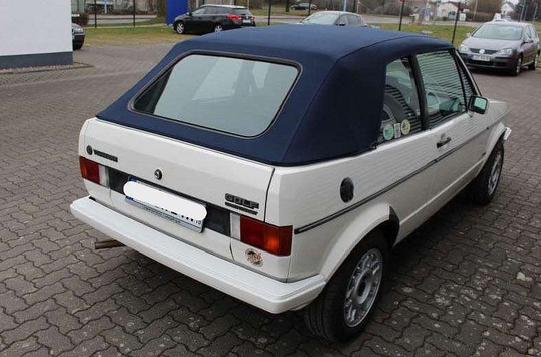 Gebraucht VW Golf Cabriolet 72 PS (52 kW) 1986 Weiß Cabrio