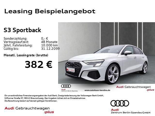Weiß Gebraucht 2024 Audi S3 Sport Limousine | 38.589 € (Superpreis) - Bild 1/4