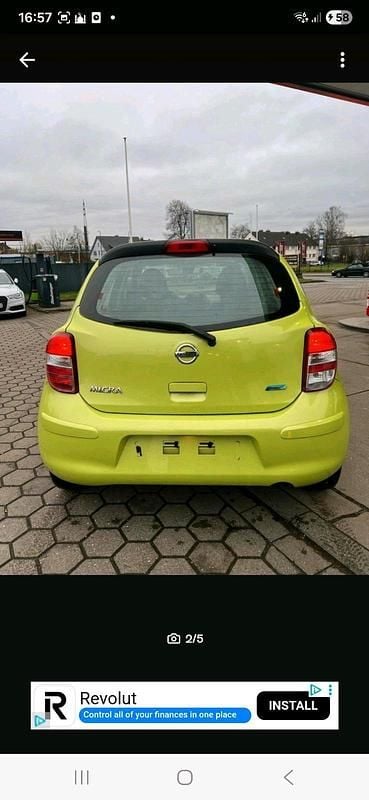 Gebraucht Nissan Micra 80 PS (58 kW) 2012 Grün Kleinwagen