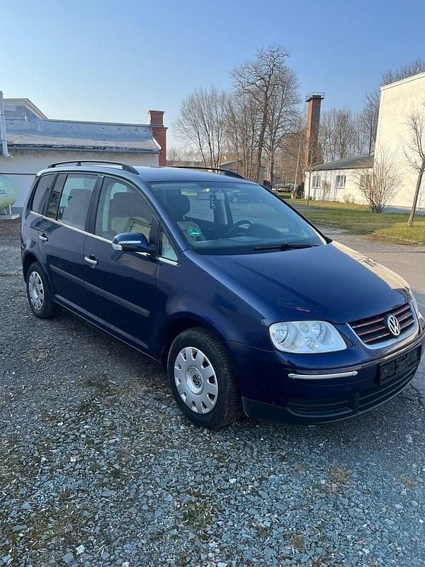 Gebraucht VW Touran 105 PS (77 kW) 2004 Blau Van / Kleinbus