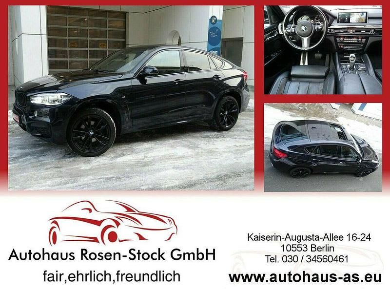 Carbonschwarz met (metallic) Gebraucht 2018 BMW X6 M Sport SUV | 39.900 € (Fairer Preis) - Bild 1/3