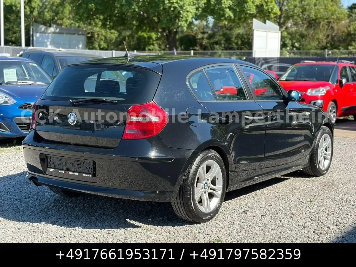 Gebraucht BMW 118 143 PS (105 kW) 2007 Schwarz Kleinwagen