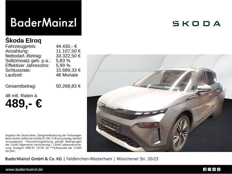 Grau Gebraucht 2025 Skoda Elroq Lodge SUV | 44.430 € (Fairer Preis) - Bild 1/3