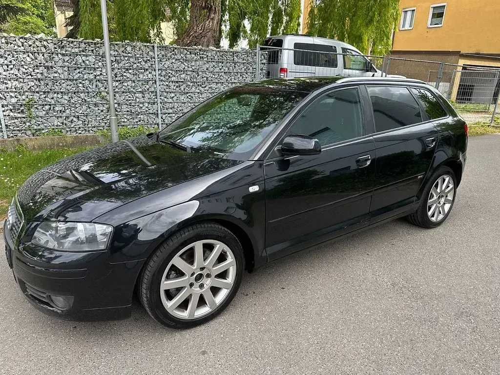 Brugt Audi A3 S-Line 200 HK (147 kW) 2006 Sort Hatchback