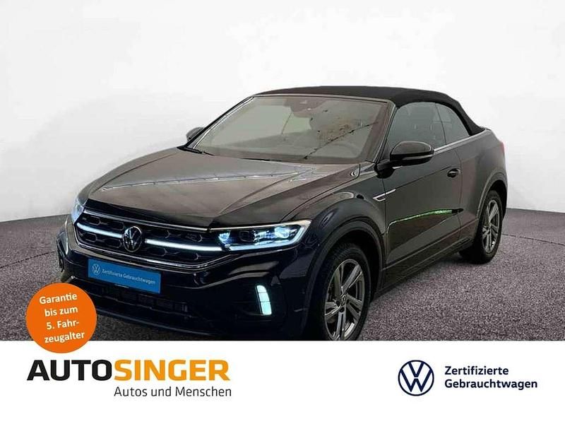 Deep black perleffekt Gebraucht 2025 VW T-Roc Cabriolet R-line Cabrio | 36.780 € (Fairer Preis) - Bild 1/3