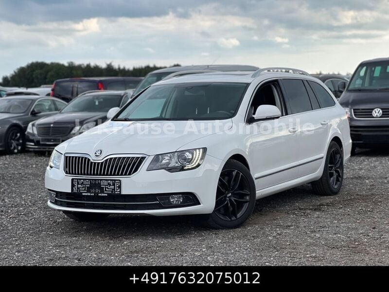 Weiß Gebraucht 2013 Skoda Superb Elegance Kombi | 6.999 € (Guter Preis) - Bild 1/4