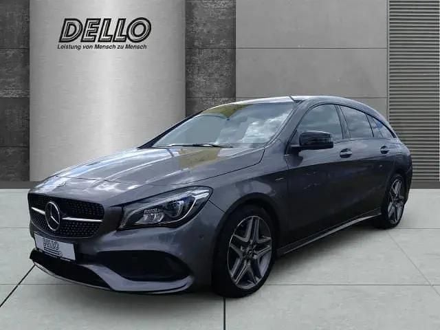 Mountaingrau met. Gebraucht 2018 Mercedes CLA220 Shooting Brake Urban Kombi | 23.490 € (Etwas zu teuer) - Bild 1/4
