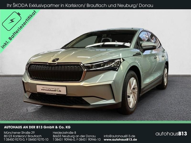 Arctic silber metallic Gebraucht 2022 Skoda Enyaq iV SUV | 22.450 € (Guter Preis) - Bild 1/4
