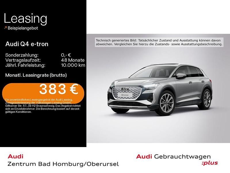 Grau Gebraucht 2025 Audi Q4 e-tron S-Line SUV | 43.890 € - Bild 1/4