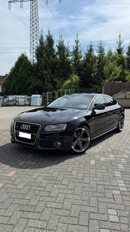 Schwarz Gebraucht 2012 Audi A5 Sportback S-Line Limousine | 8.000 € (Superpreis) - Bild 1/4