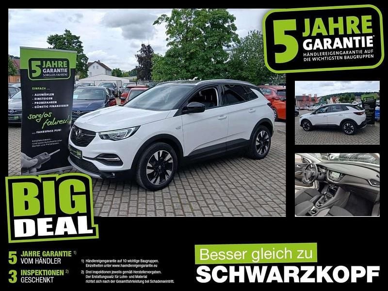 Jade weiss/arktis weiss Gebraucht 2021 Opel Grandland X SUV | 17.770 € (Guter Preis) - Bild 1/4