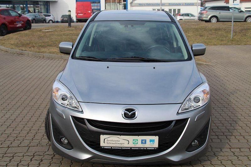 Silber Gebraucht 2012 Mazda 5 Sports-Line Van / Kleinbus | 8.990 € (Fairer Preis) - Bild 1/4