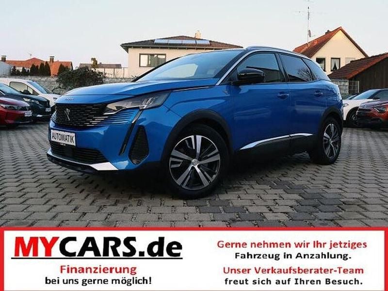 Blau Gebraucht 2021 Peugeot 3008 SUV | 22.222 € (Guter Preis) - Bild 1/3