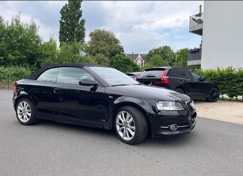 Schwarz Gebraucht 2010 Audi A3 Cabriolet S-Line Cabrio | 4.200 € (Guter Preis) - Bild 1/4