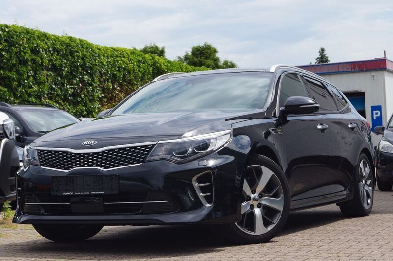 Schwarz Gebraucht 2016 Kia Optima Kombi | 12.999 € (Superpreis) - Bild 1/4