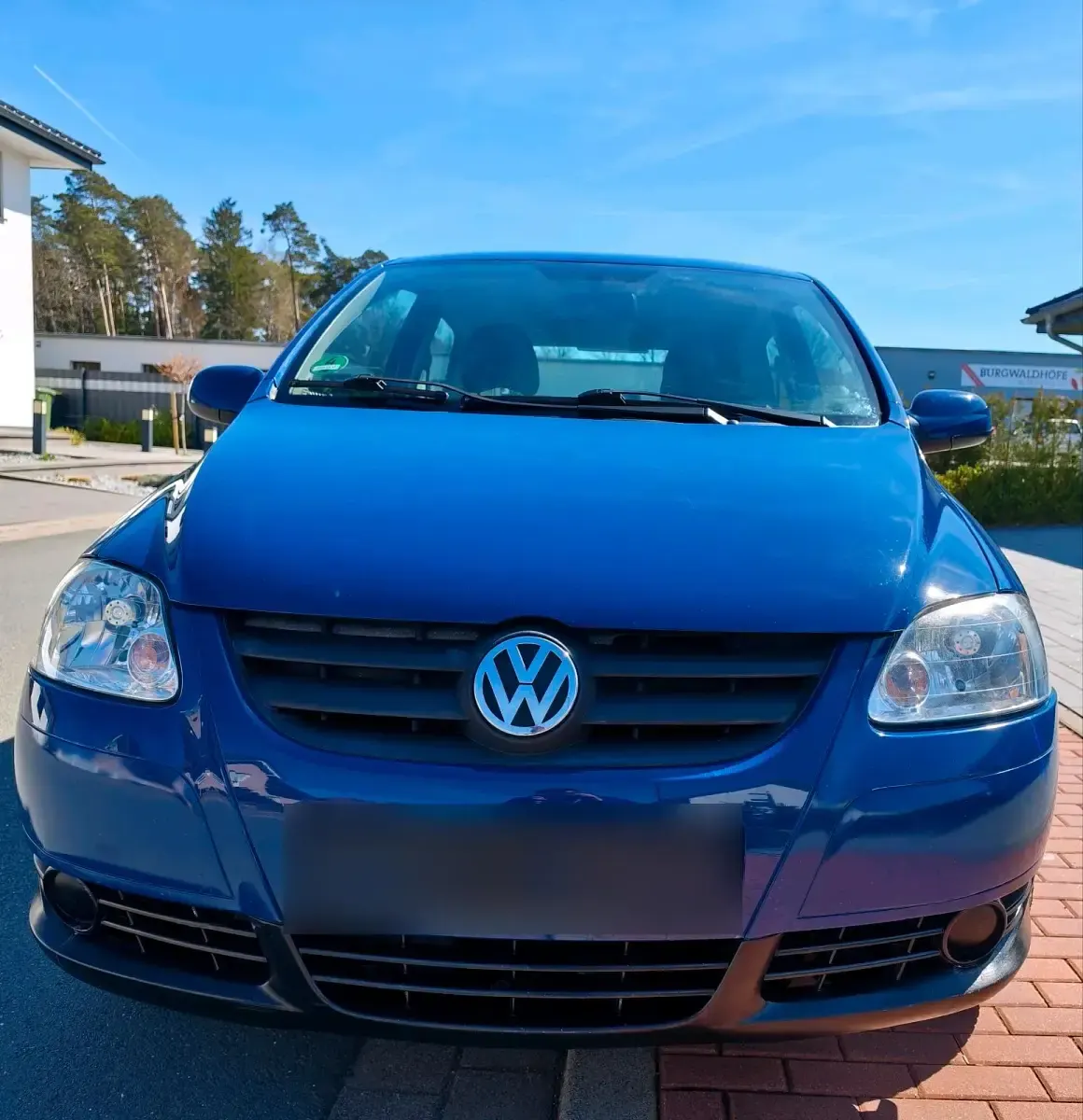 Gebraucht VW Fox 54 PS (39 kW) 2009 Blau Kleinwagen