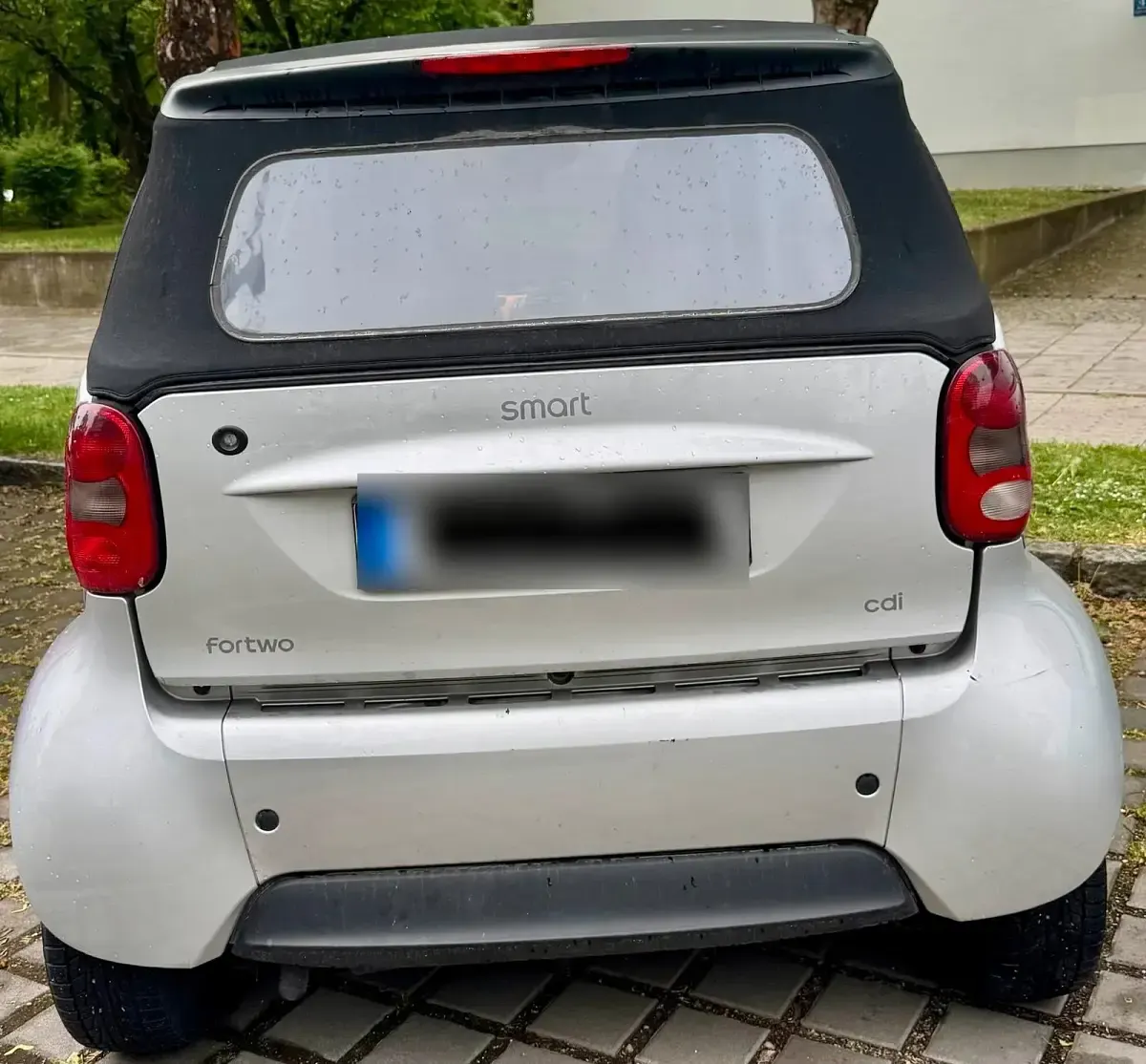 Używany Smart ForTwo Cabrio 41 KM (30 kW) 2005 Srebrny Kabriolet