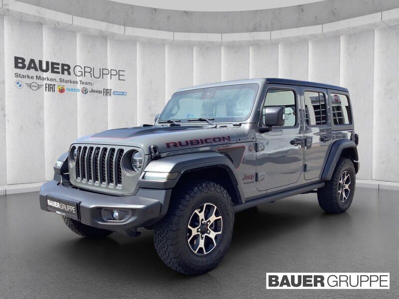 Grau Gebraucht 2021 Jeep Wrangler Unlimited Rubicon SUV | 47.990 € (Superpreis) - Bild 1/4
