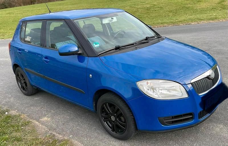 Gebraucht Skoda Fabia 2007 Blau Kleinwagen