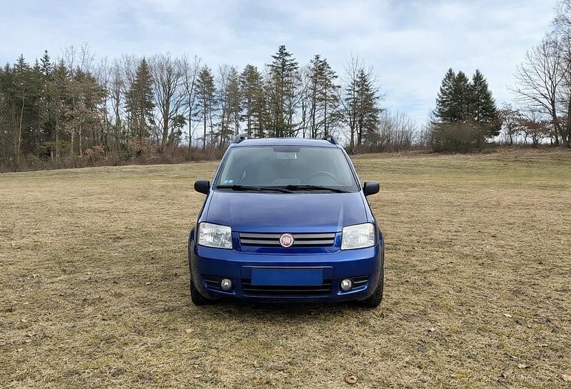 Gebraucht Fiat Panda 4x4 60 PS (44 kW) 2009 Blau Kleinwagen