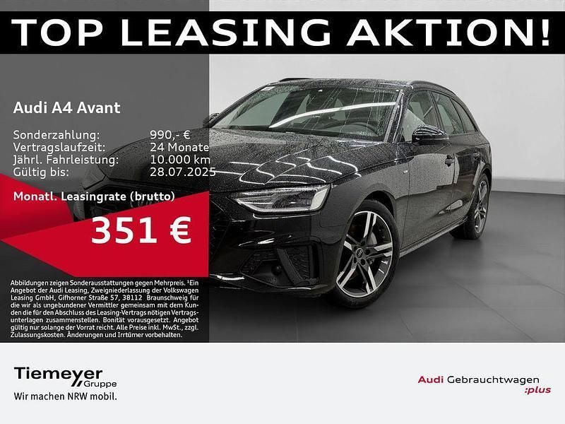 Schwarz Gebraucht 2024 Audi A4 S-Line Kombi | 41.980 € (Etwas zu teuer) - Bild 1/4