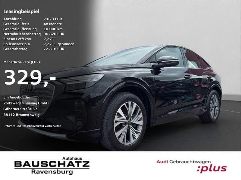 Gebraucht Audi Q4 Sportback e-tron Advanced 219 kW (299 PS) 2022 Schwarz SUV