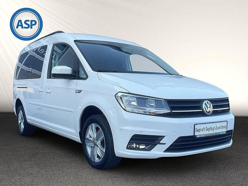 Gebraucht VW Caddy Maxi 150 PS (110 kW) 2019 Weiß Van / Kleinbus