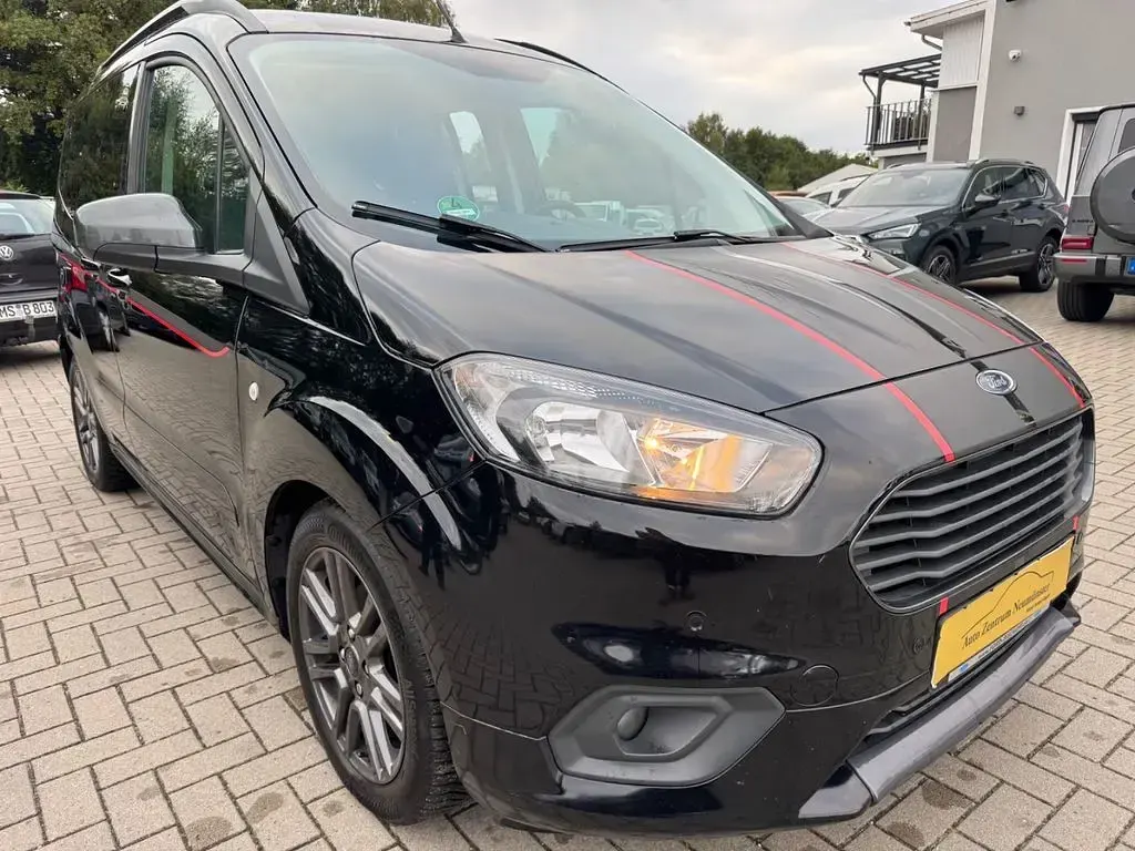 Gebraucht Ford Tourneo Courier Sport 101 PS (74 kW) 2019 Schwarz Van / Kleinbus